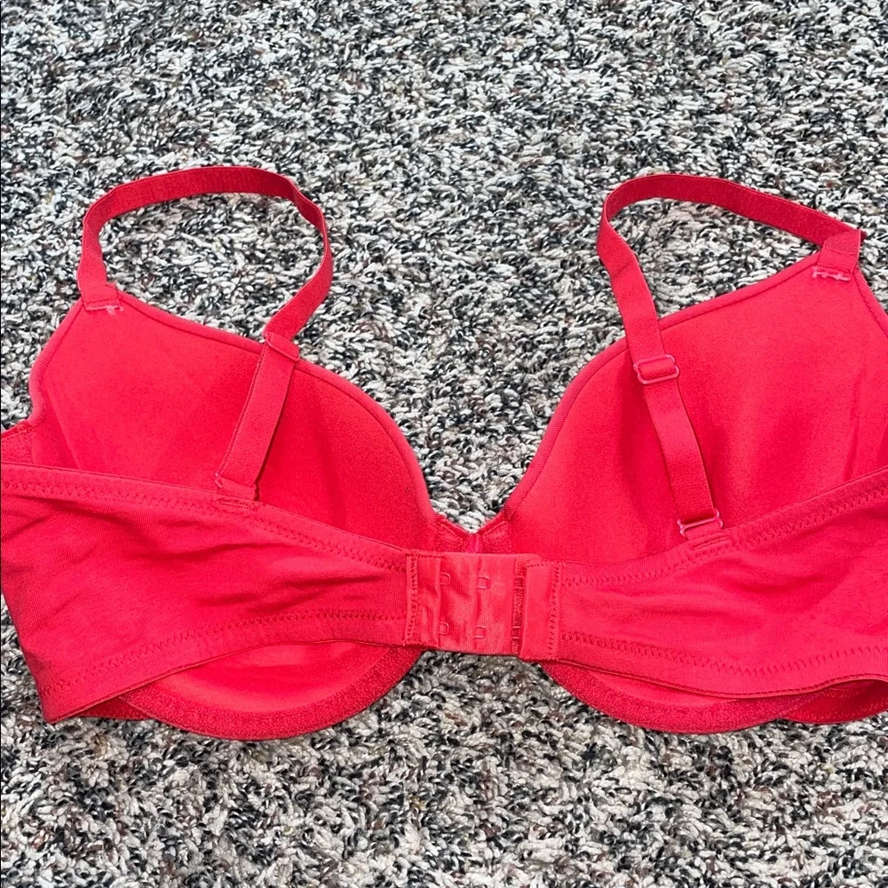 π Auden The Everyday Vibrant Red Bra Size 34DD | NWT - Picture 2 of 4